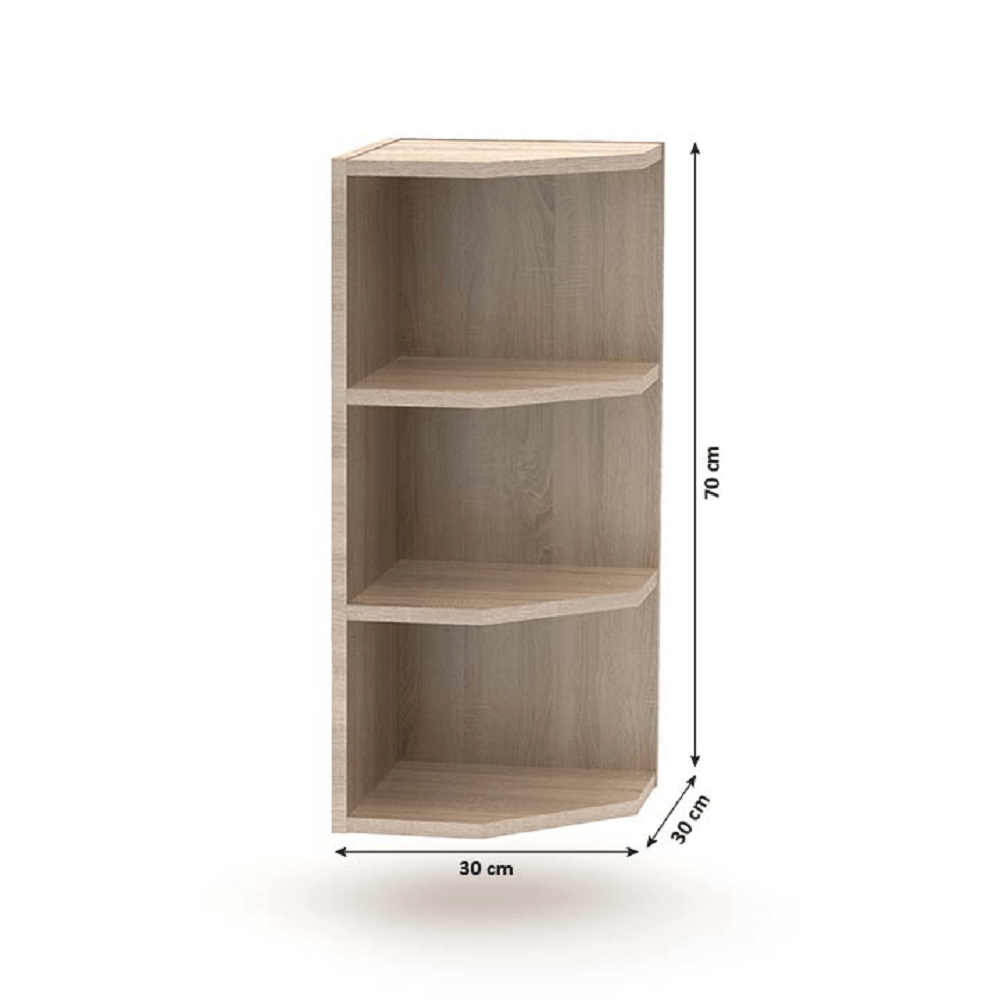 DULAP SUPERIOR, stejar SONOMA, universala, NOVA PLUS NOPL-003-OH — imaginea 2