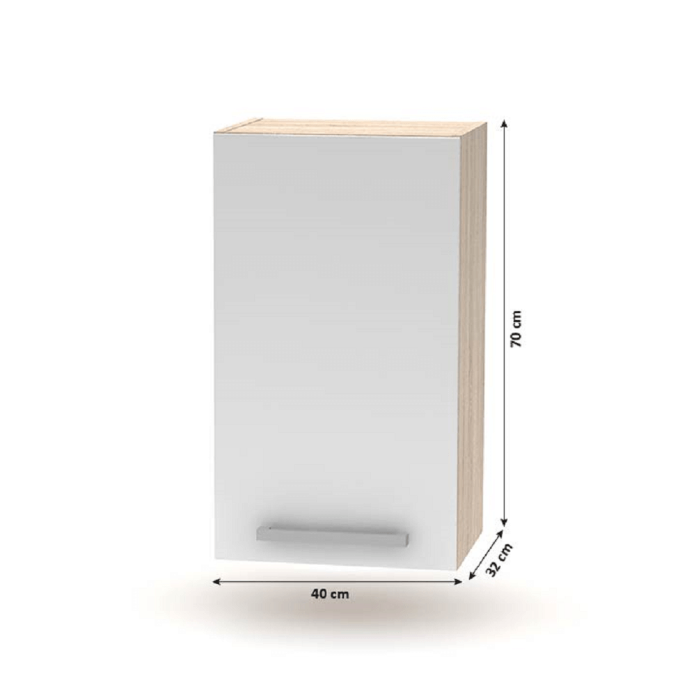 Ansamblu de bucatarie 2,4 m, stejar sonoma — imaginea 6