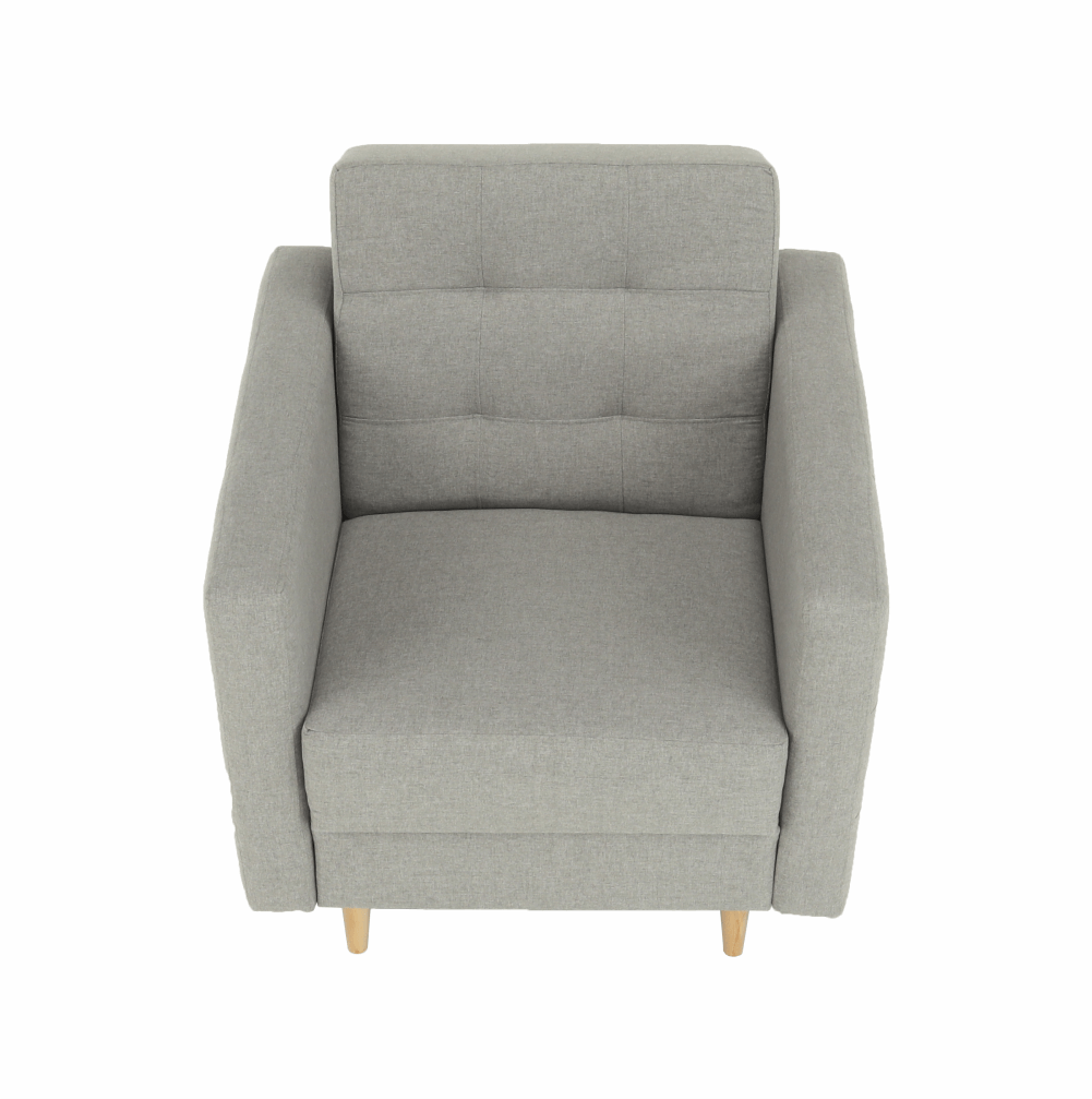 Fotoliu complet tapitat, material textil — imaginea 3