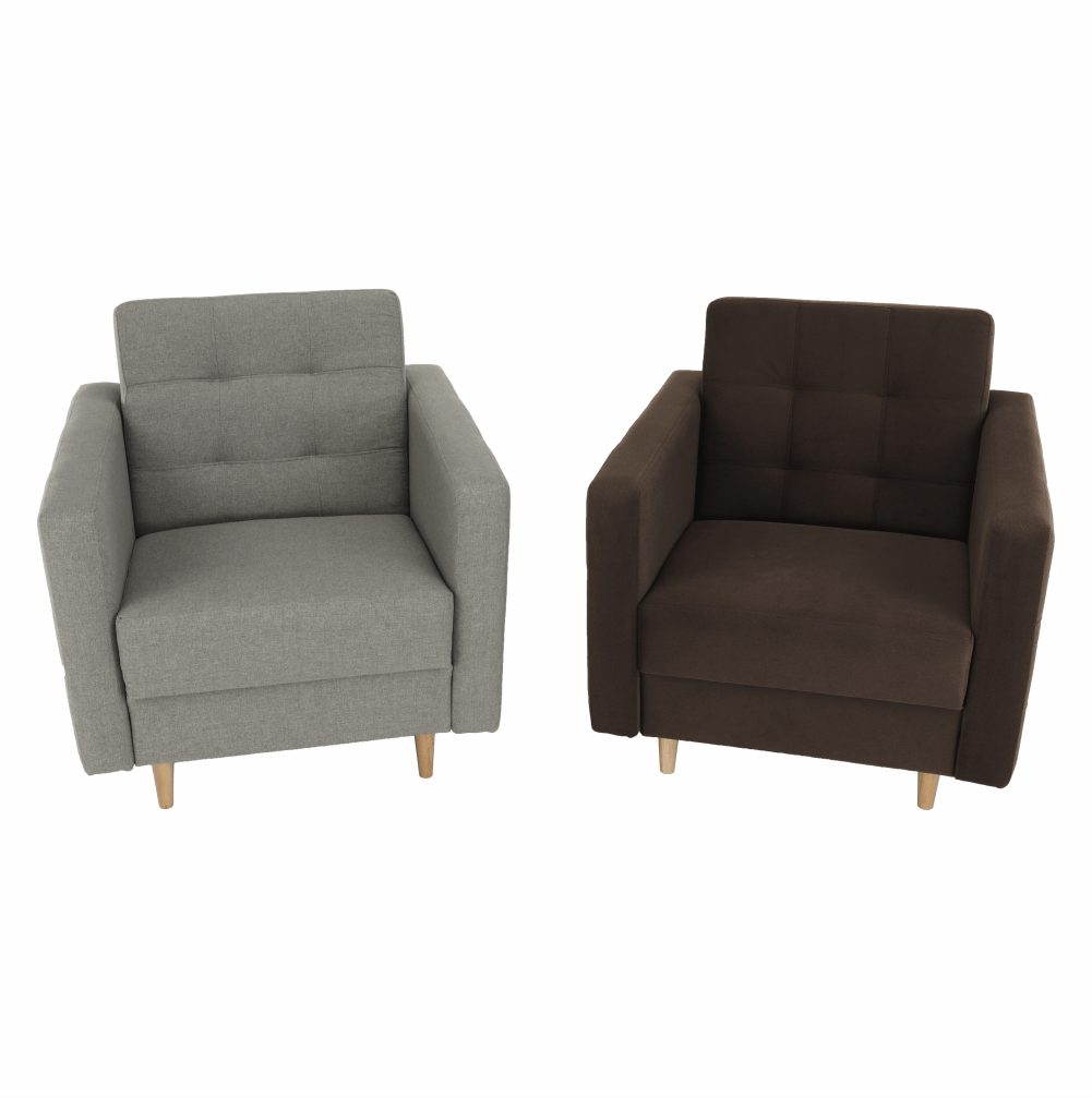 Fotoliu complet tapitat, material textil — imaginea 14