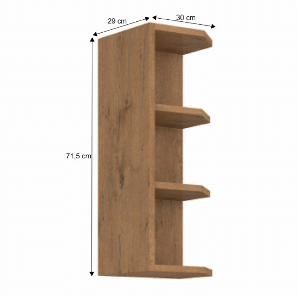 Cabinet superior cu rafturi, stejar Lancelot, VEGA 30 G-72 ZAK — imaginea 3