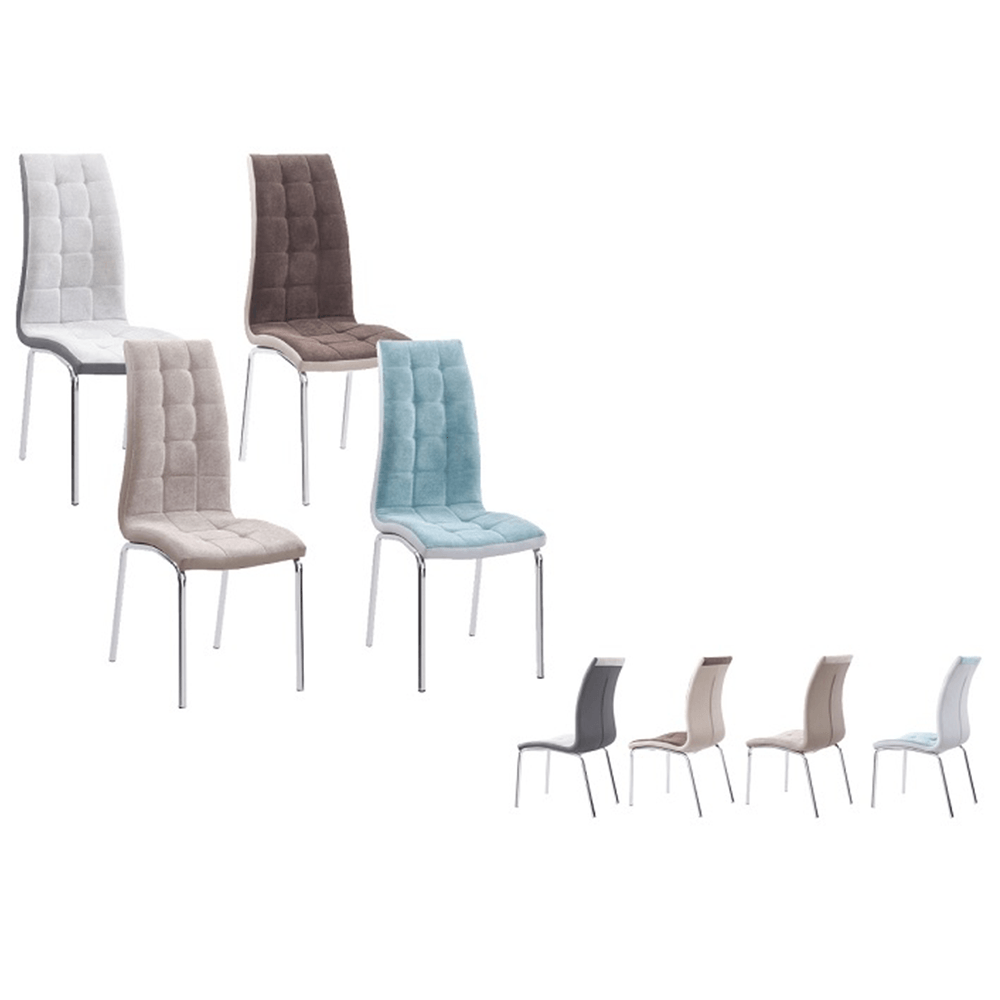 Scaun bucatarie, gri inchis/alb, GERDA NEW — imaginea 2