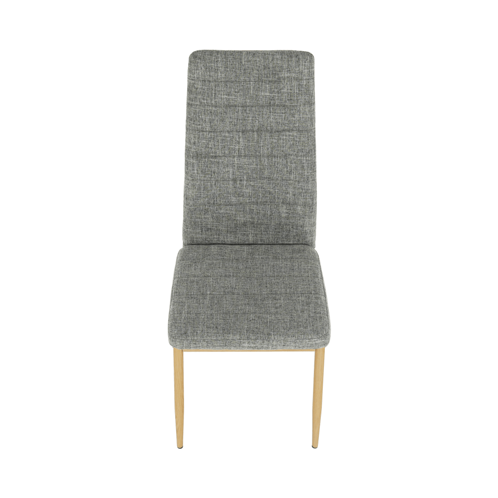 Scaun, material textil gri deschis/cadru metalic fag, COLETA NOVA — imaginea 8