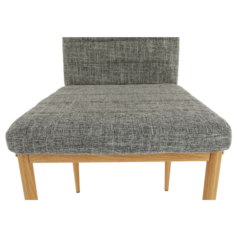 Scaun, material textil gri deschis/cadru metalic fag, COLETA NOVA — imaginea 15