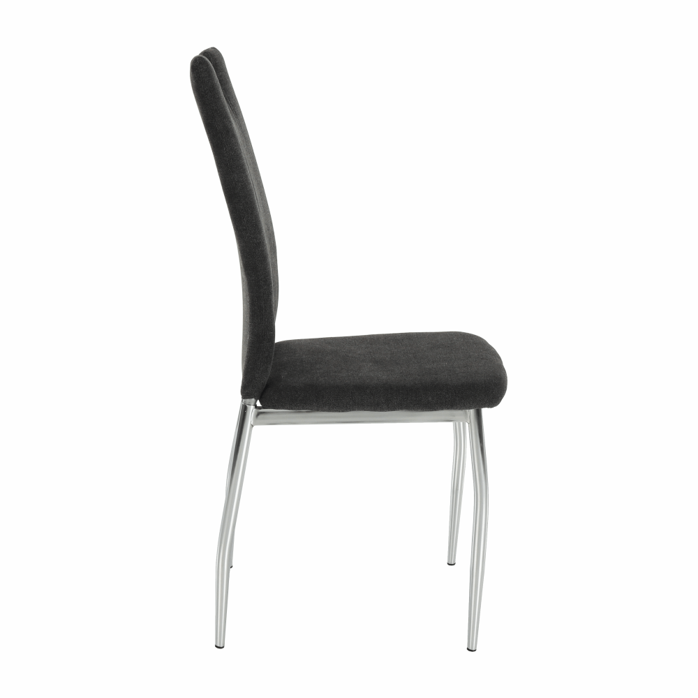 Scaun dining, textil gri maro/crom, OLIVA NEW — imaginea 2
