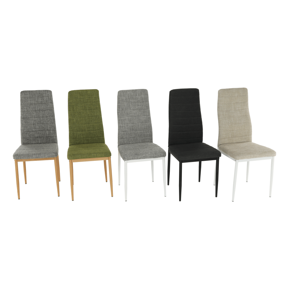 Scaun, material textil gri deschis/cadru metalic fag, COLETA NOVA — imaginea 19