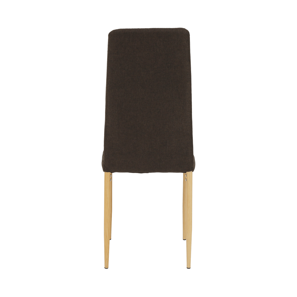 Scaun, material textil maro inchis/cadru metalic fag, COLETA NOVA — imaginea 7