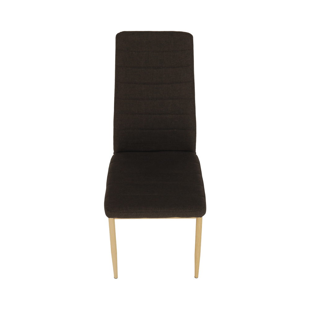 Scaun, material textil maro inchis/cadru metalic fag, COLETA NOVA — imaginea 8