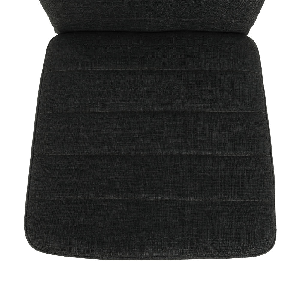 Scaun, textil gri inchis/metal negru, COLETA NOVA — imaginea 5