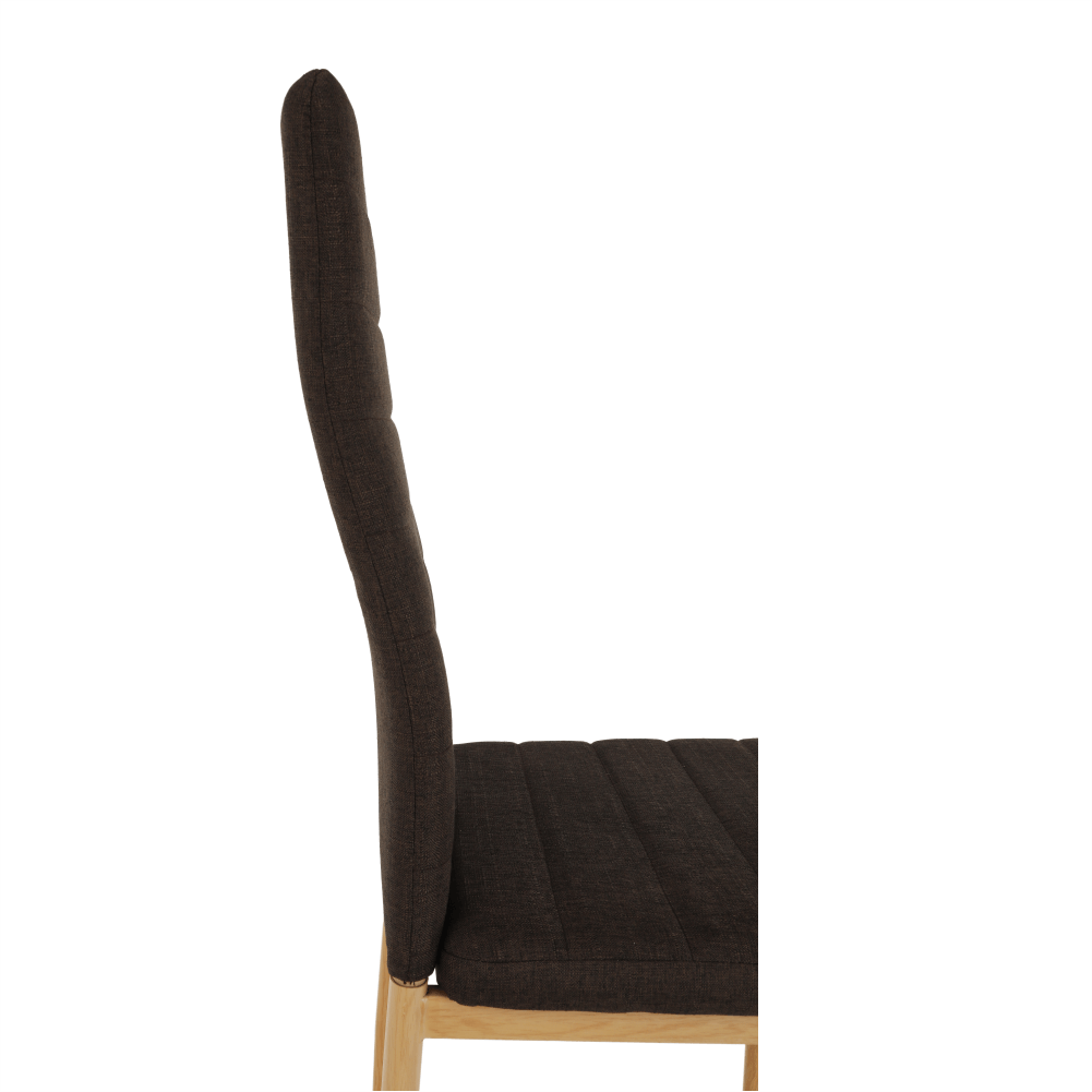 Scaun, material textil maro inchis/cadru metalic fag, COLETA NOVA — imaginea 10