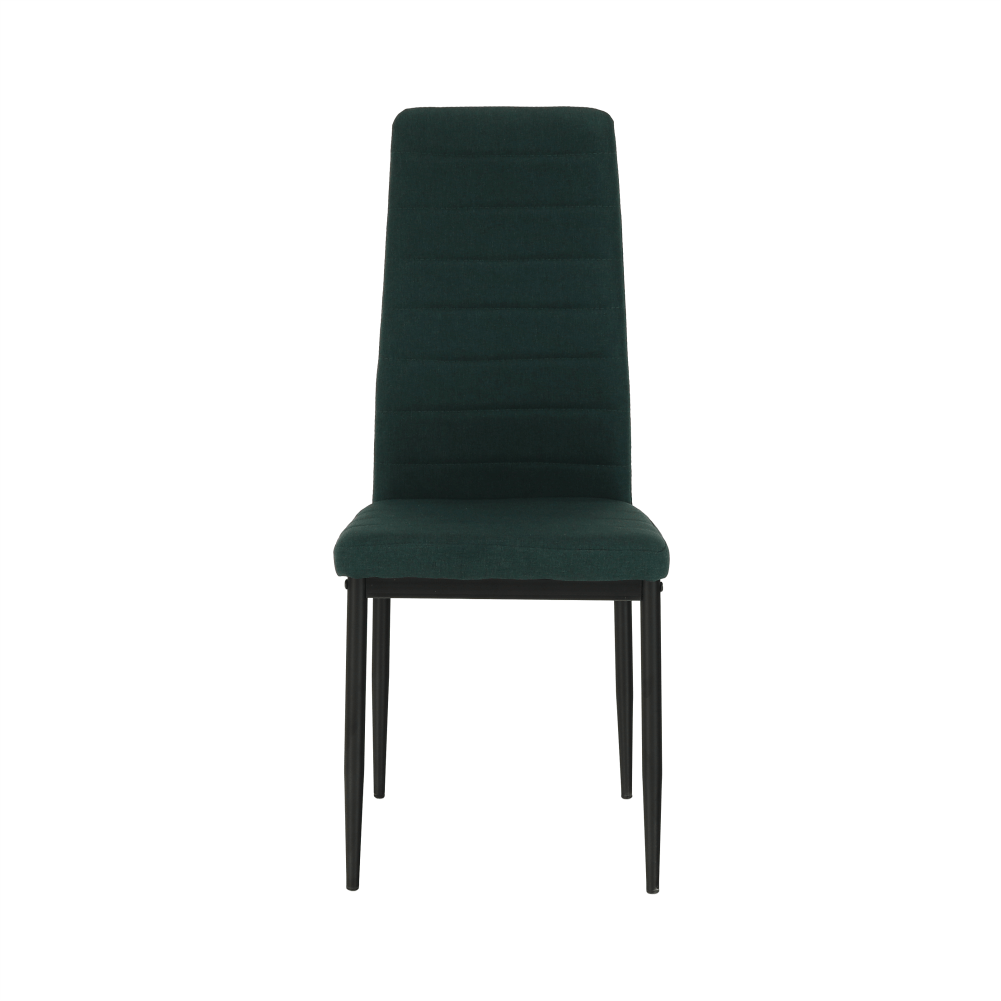 Scaun, material textil smarald/cadru metalic negru, COLETA NOVA — imaginea 5