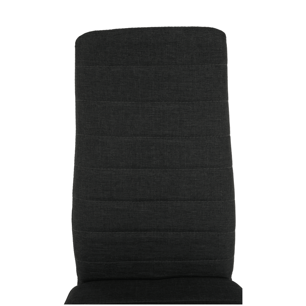 Scaun, textil gri inchis/metal negru, COLETA NOVA — imaginea 6