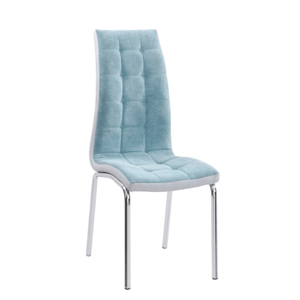 Scaun bucatarie, mentol/gri/crom, GERDA NEW