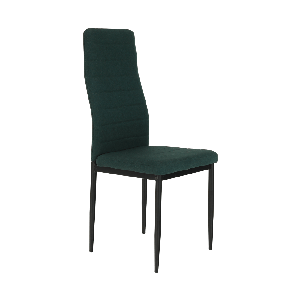 Scaun, material textil smarald/cadru metalic negru, COLETA NOVA — imaginea 6