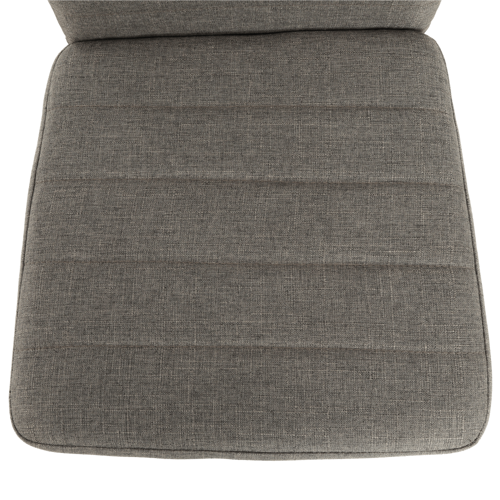 Scaun, textil maro/metal negru, COLETA NOVA — imaginea 5