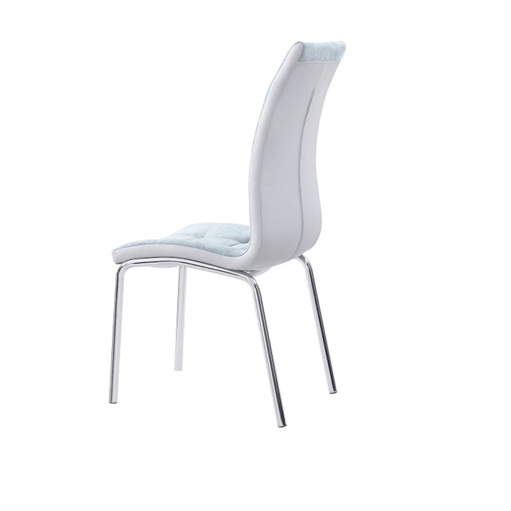 Scaun bucatarie, mentol/gri/crom, GERDA NEW — imaginea 3