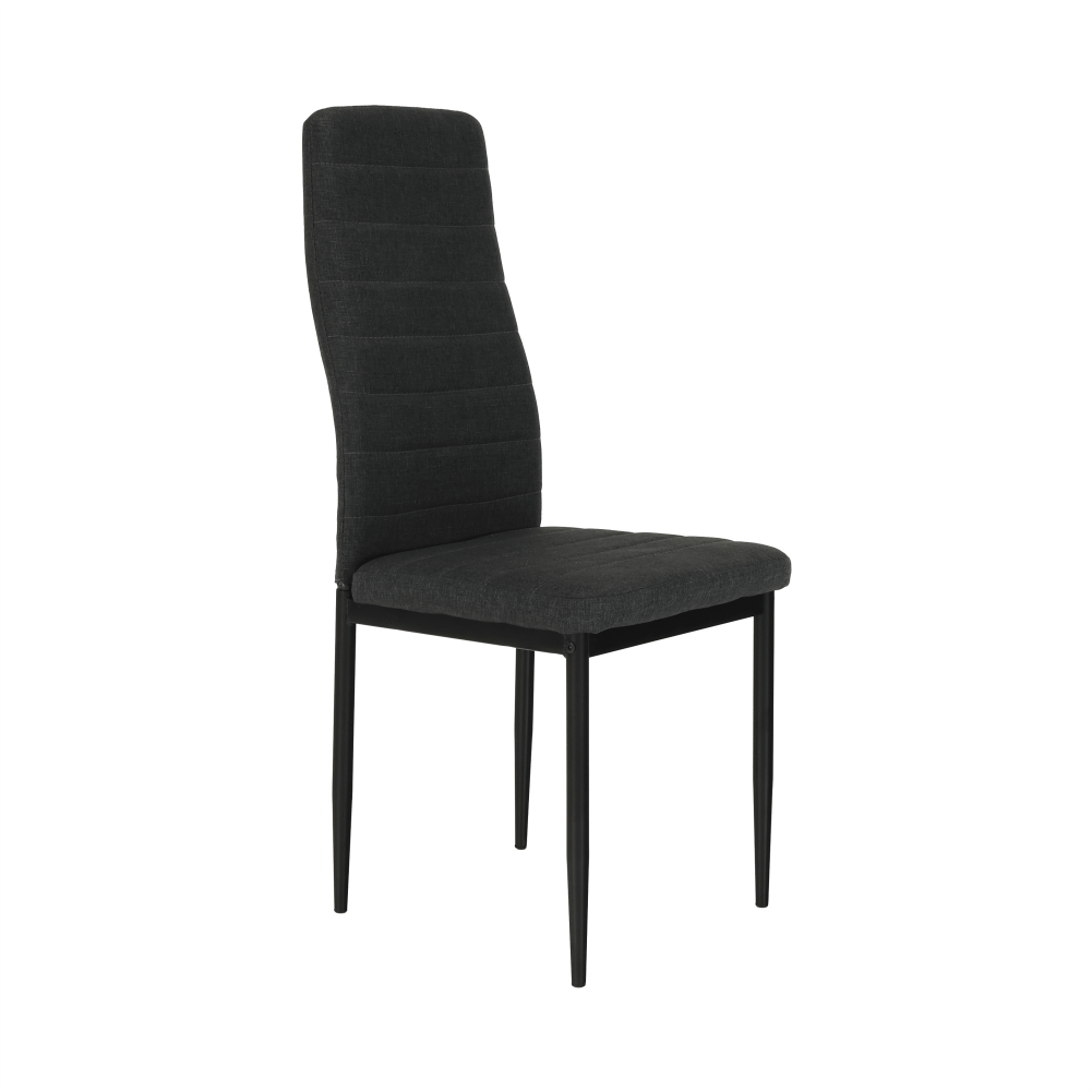 Scaun, textil gri inchis/metal negru, COLETA NOVA — imaginea 8