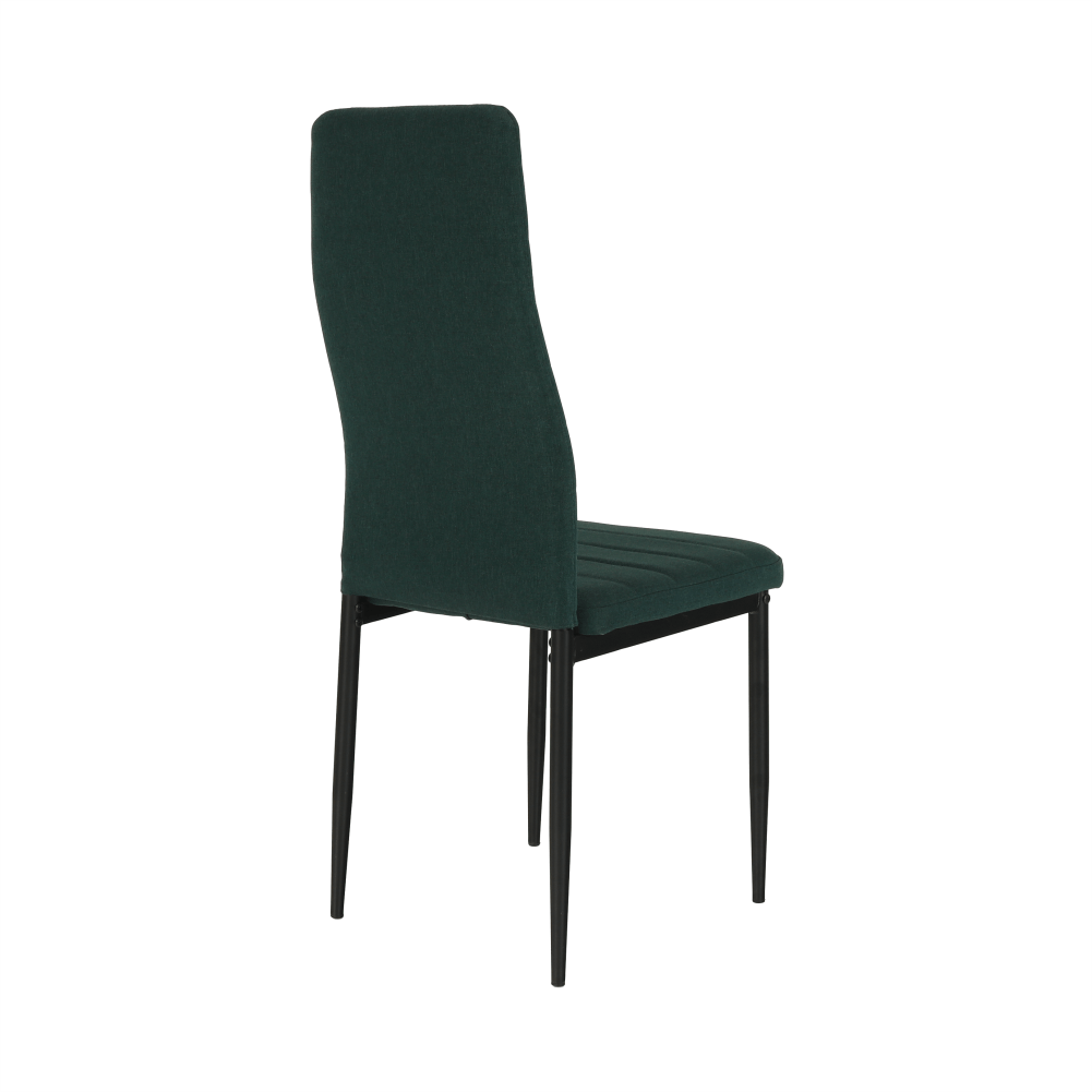 Scaun, material textil smarald/cadru metalic negru, COLETA NOVA — imaginea 8