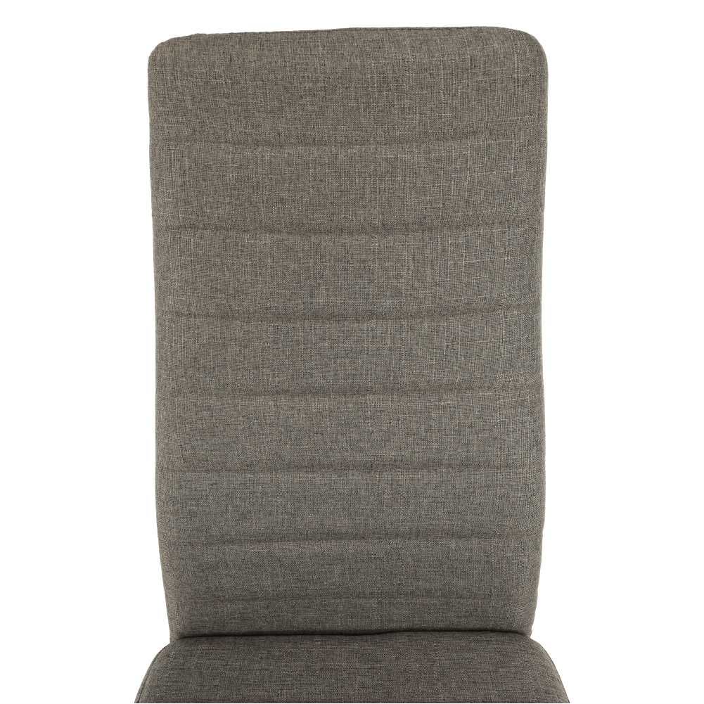 Scaun, textil maro/metal negru, COLETA NOVA — imaginea 6