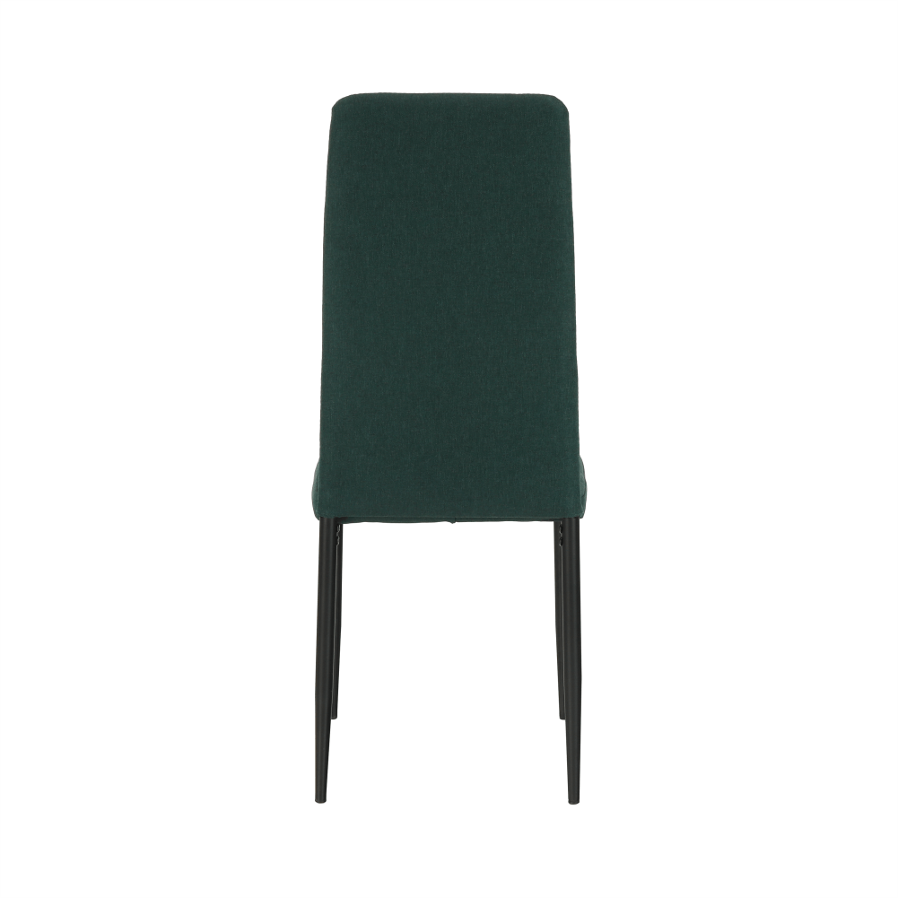 Scaun, material textil smarald/cadru metalic negru, COLETA NOVA — imaginea 9