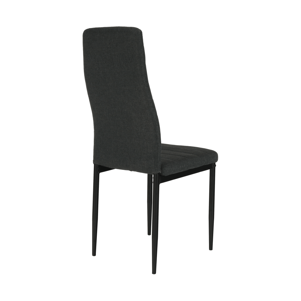 Scaun, textil gri inchis/metal negru, COLETA NOVA — imaginea 10