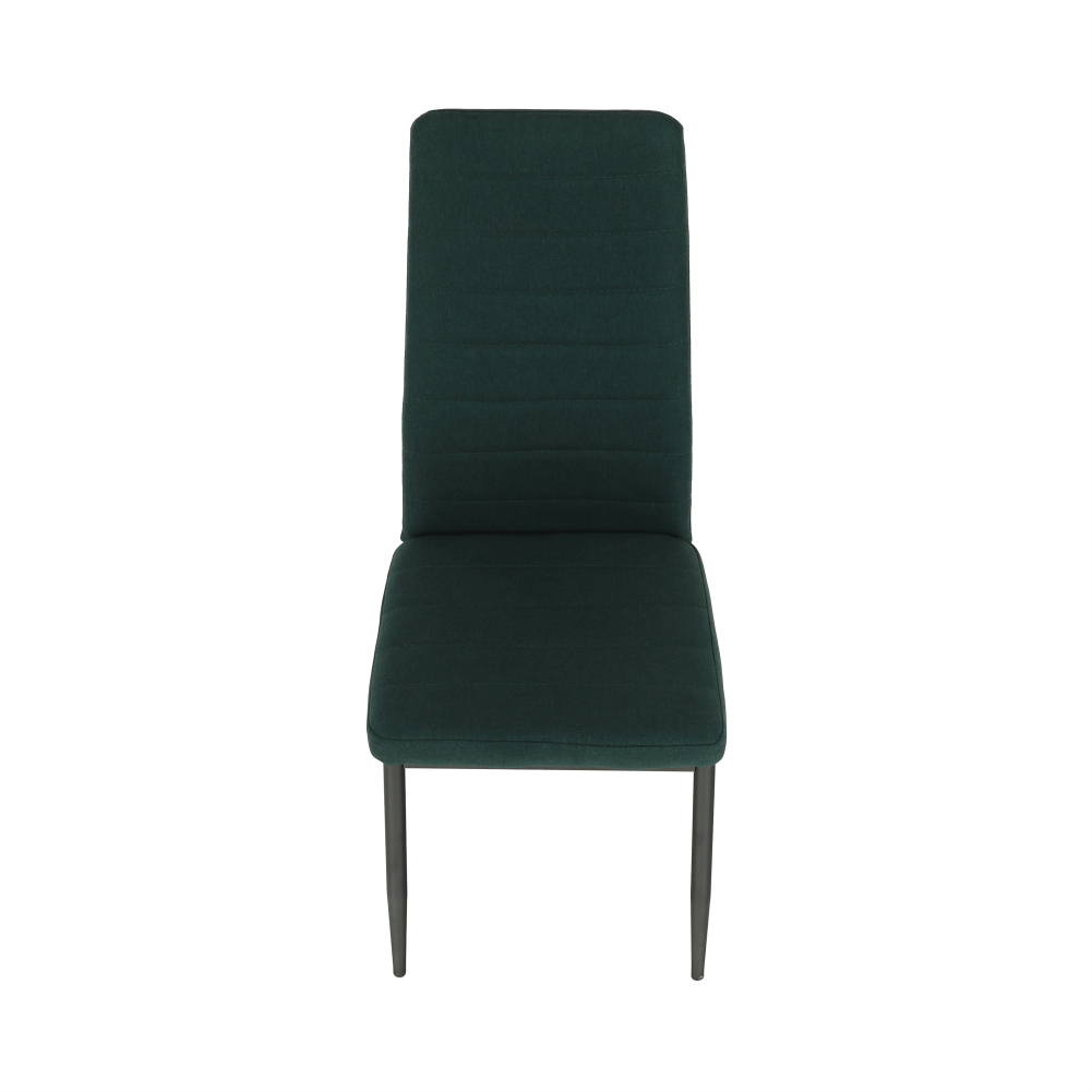 Scaun, material textil smarald/cadru metalic negru, COLETA NOVA — imaginea 10