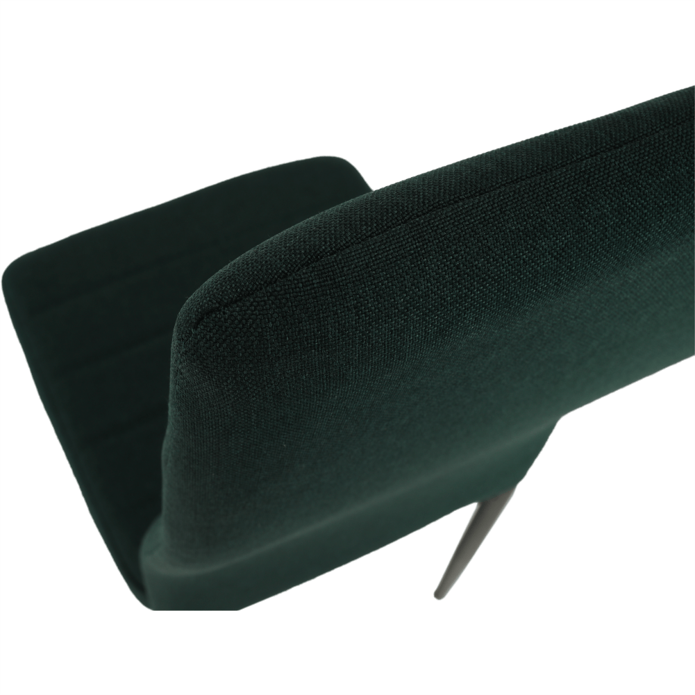Scaun, material textil smarald/cadru metalic negru, COLETA NOVA — imaginea 11