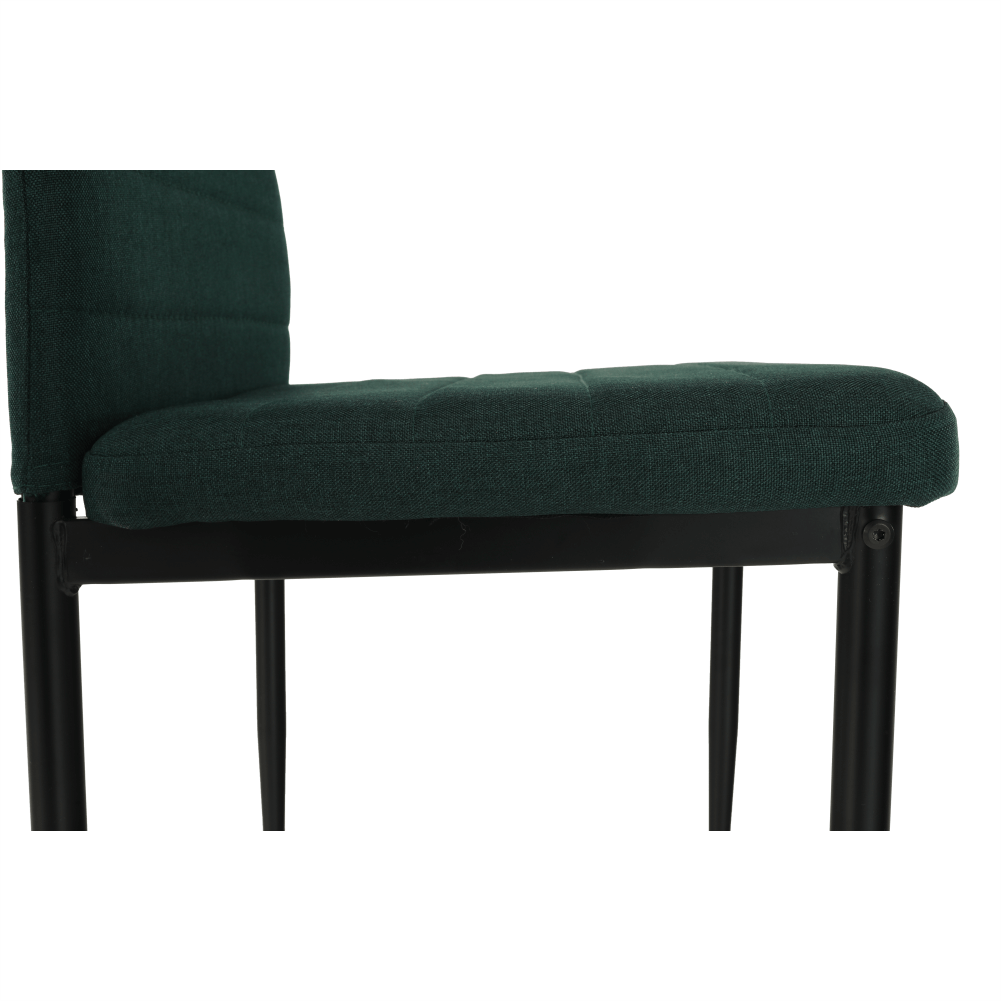 Scaun, material textil smarald/cadru metalic negru, COLETA NOVA — imaginea 12