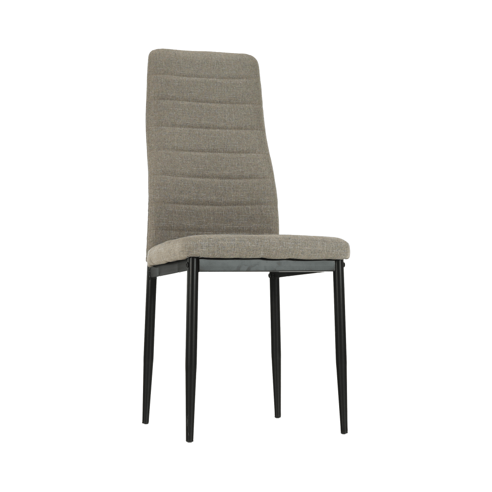 Scaun, textil maro/metal negru, COLETA NOVA — imaginea 9