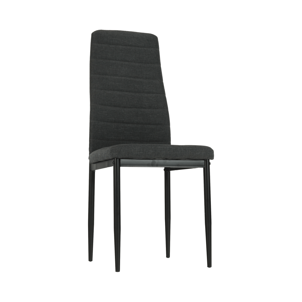 Scaun, textil gri inchis/metal negru, COLETA NOVA — imaginea 14