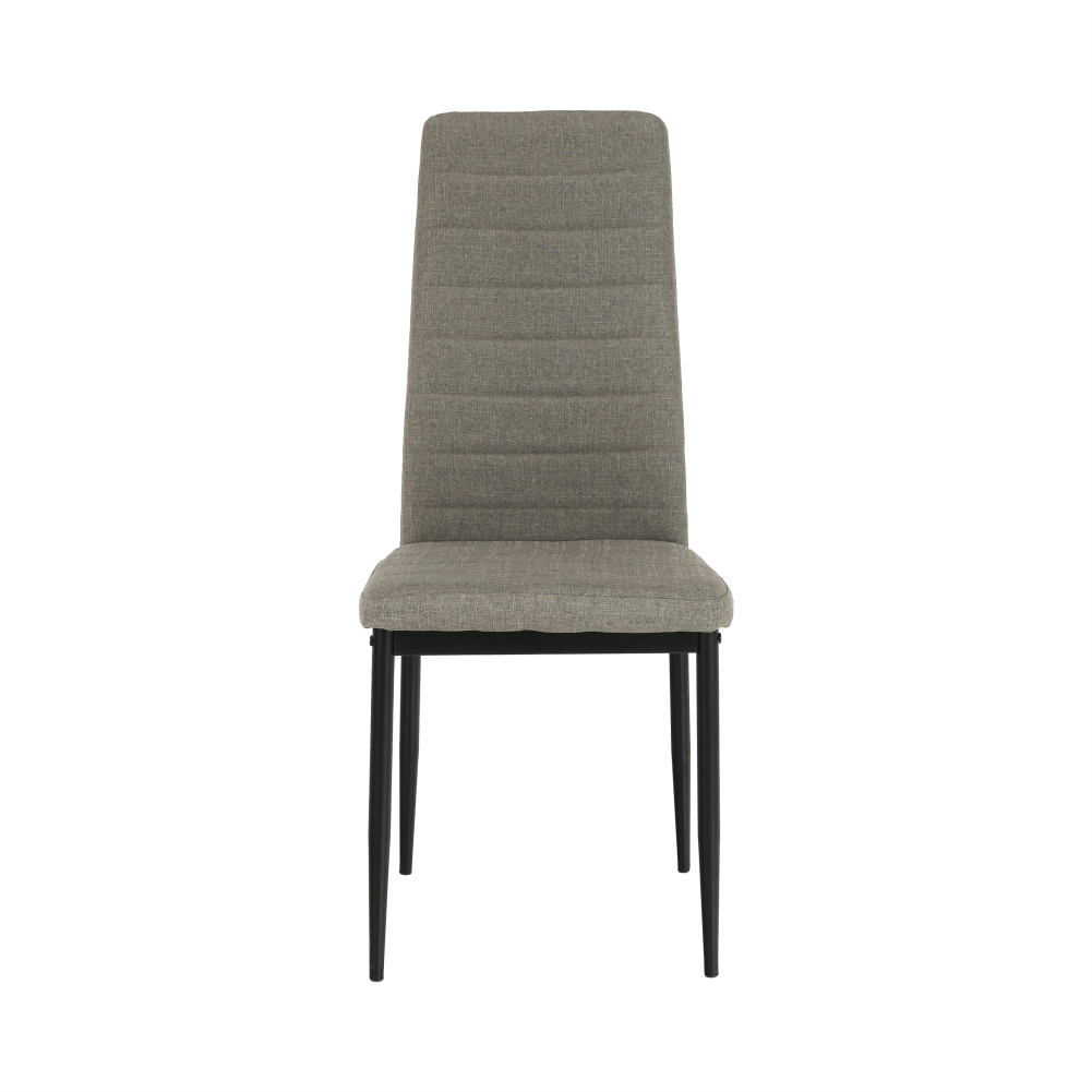 Scaun, textil maro/metal negru, COLETA NOVA — imaginea 10