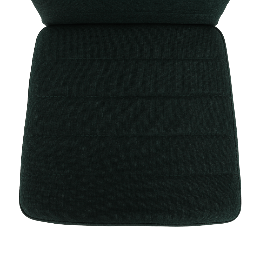 Scaun, material textil smarald/cadru metalic negru, COLETA NOVA — imaginea 13