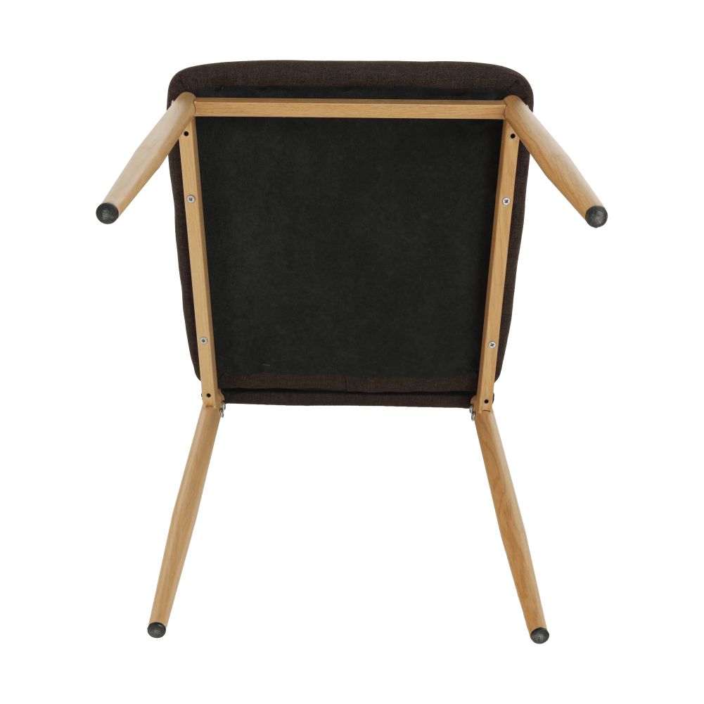 Scaun, material textil maro inchis/cadru metalic fag, COLETA NOVA — imaginea 15