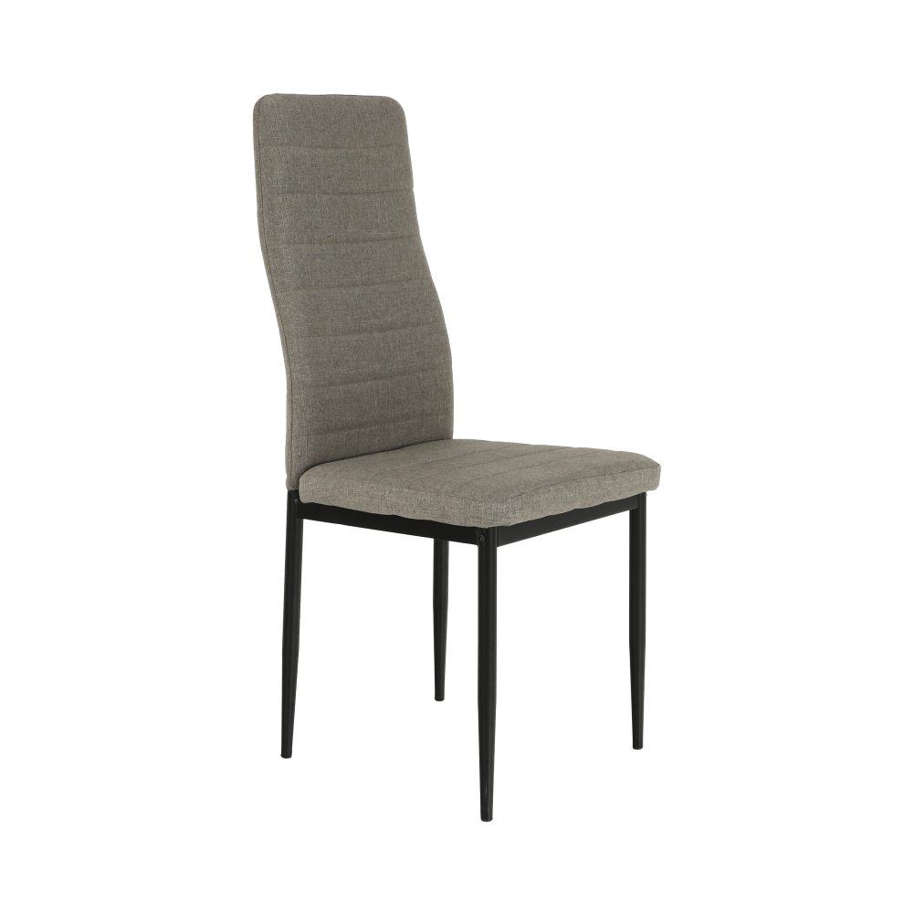 Scaun, textil maro/metal negru, COLETA NOVA — imaginea 11
