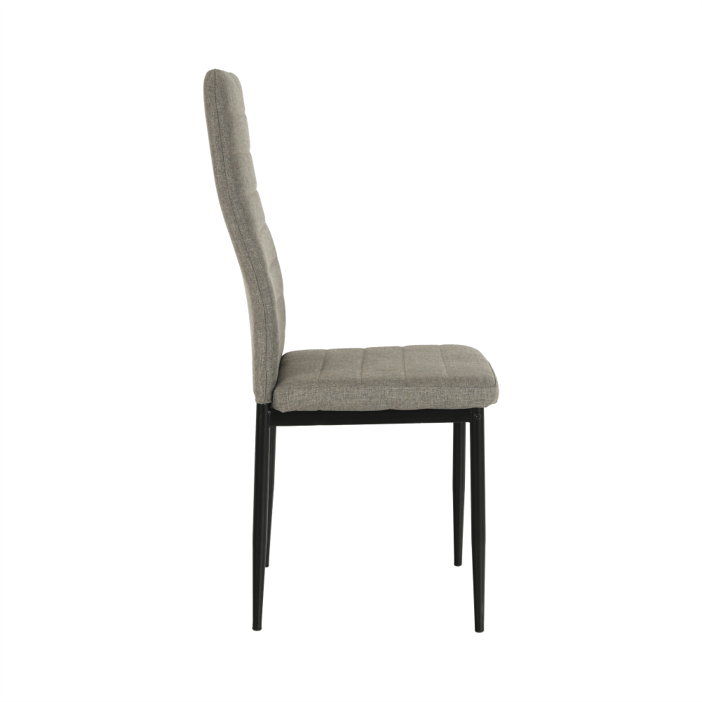 Scaun, textil maro/metal negru, COLETA NOVA — imaginea 12