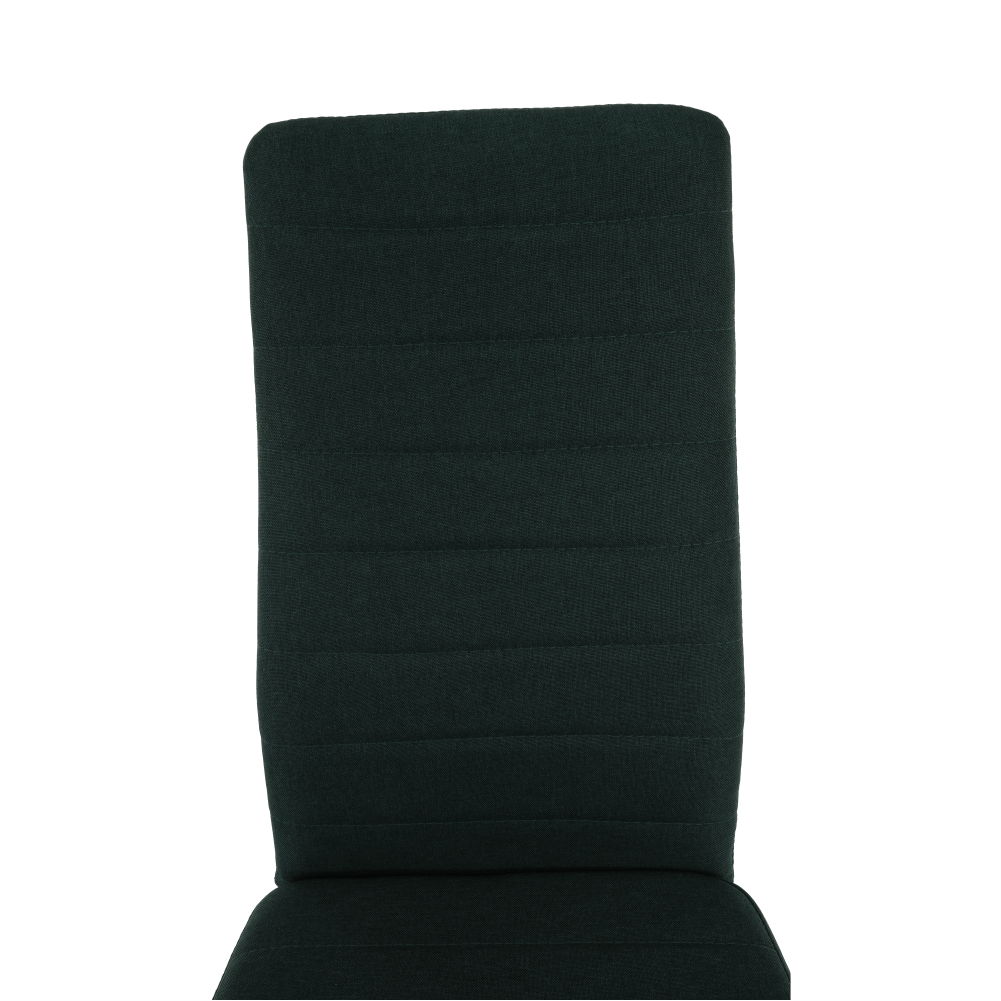Scaun, material textil smarald/cadru metalic negru, COLETA NOVA — imaginea 15