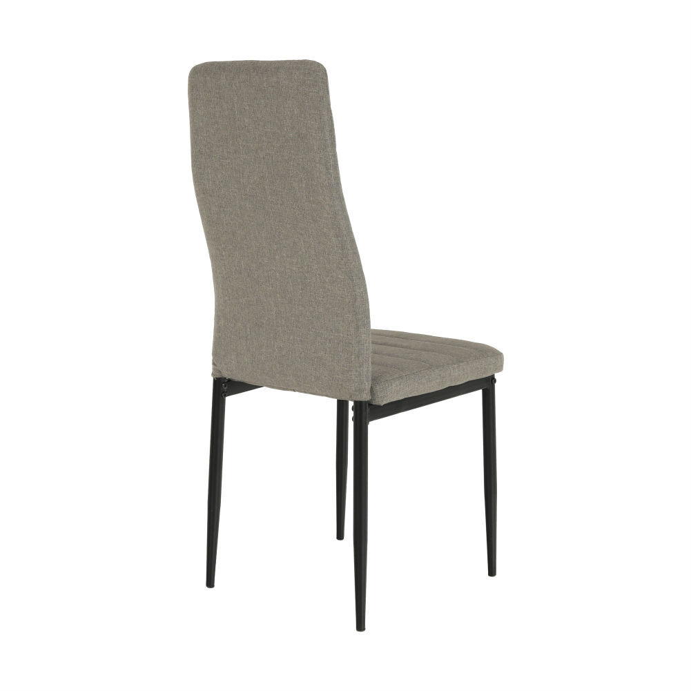 Scaun, textil maro/metal negru, COLETA NOVA — imaginea 13