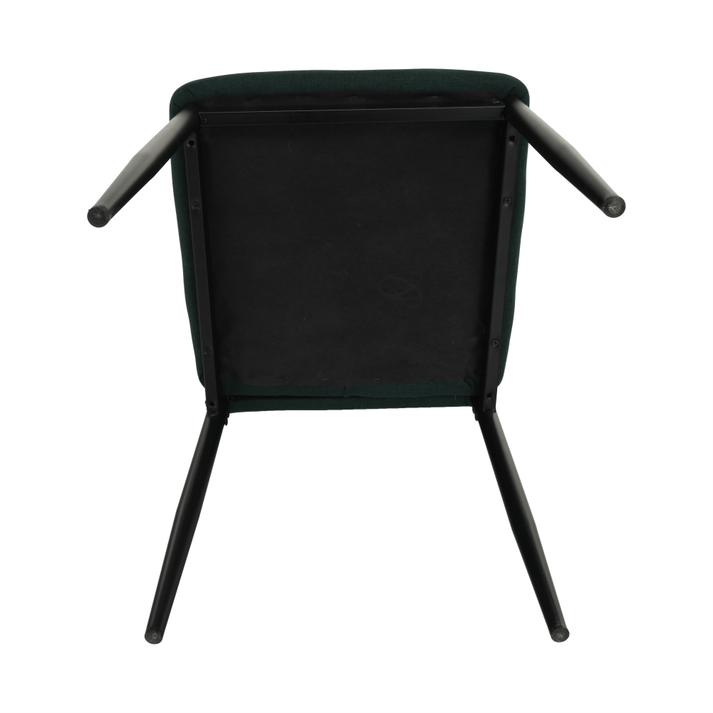Scaun, material textil smarald/cadru metalic negru, COLETA NOVA — imaginea 16