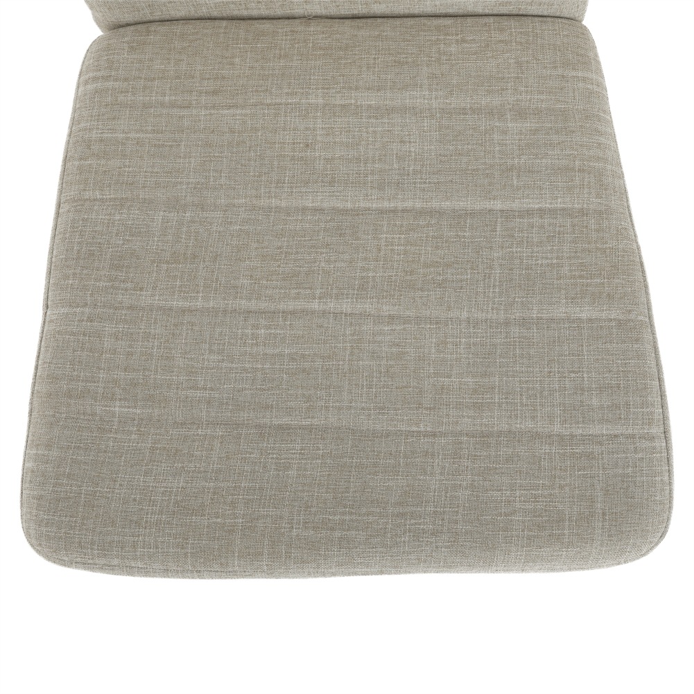Scaun, textil bej/metal alb, COLETA NOVA — imaginea 11
