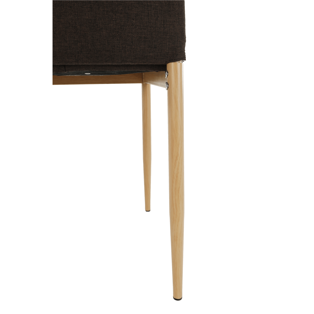 Scaun, material textil maro inchis/cadru metalic fag, COLETA NOVA — imaginea 17