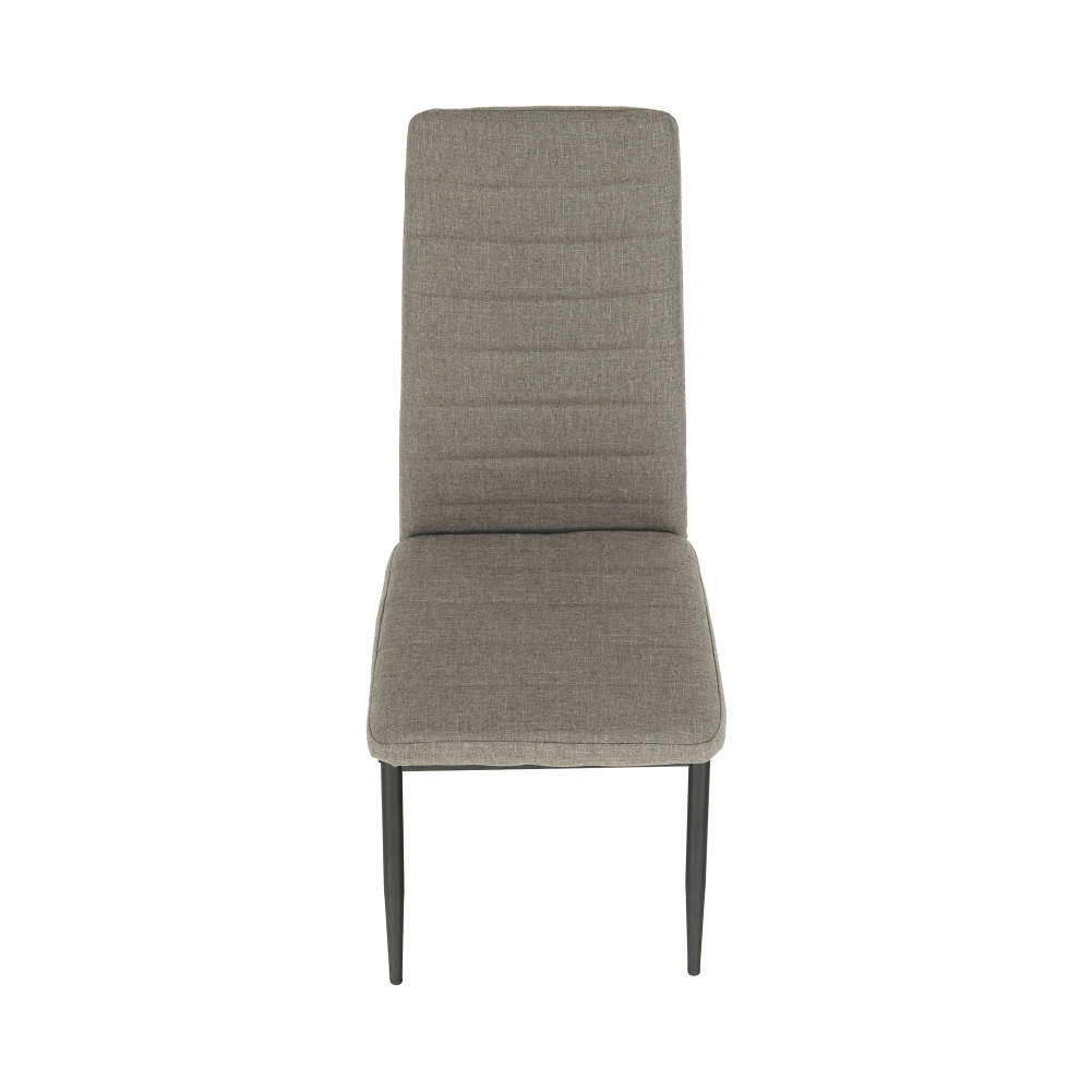 Scaun, textil maro/metal negru, COLETA NOVA — imaginea 15
