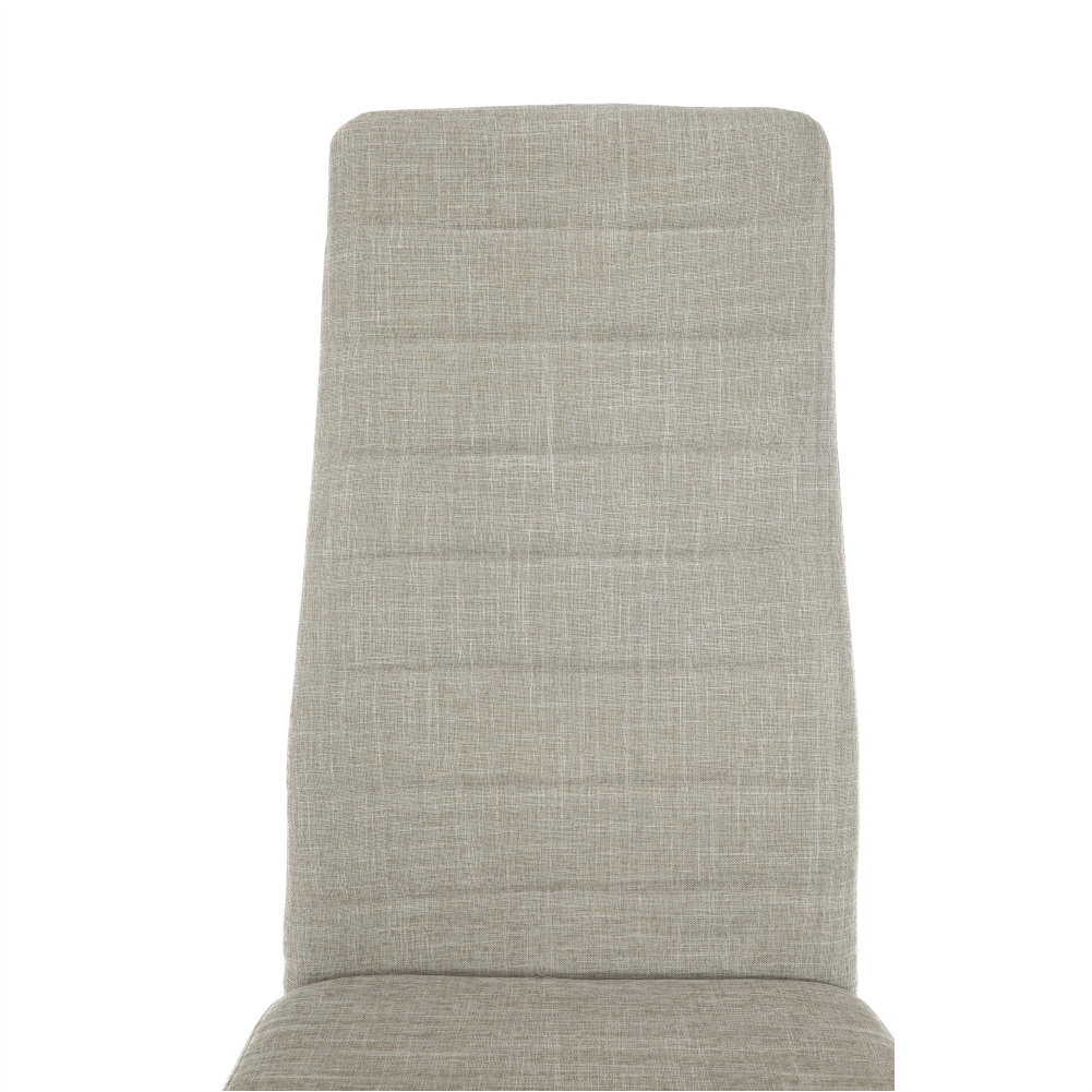 Scaun, textil bej/metal alb, COLETA NOVA — imaginea 13