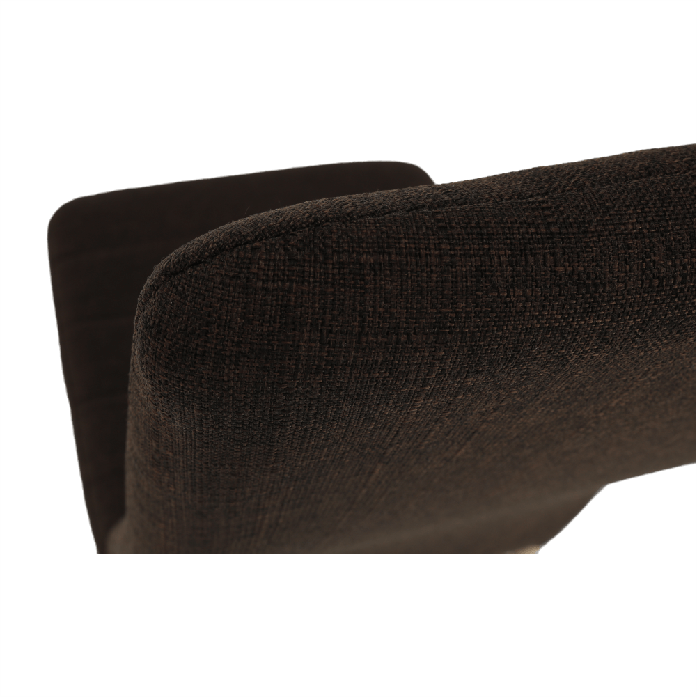 Scaun, material textil maro inchis/cadru metalic fag, COLETA NOVA — imaginea 20