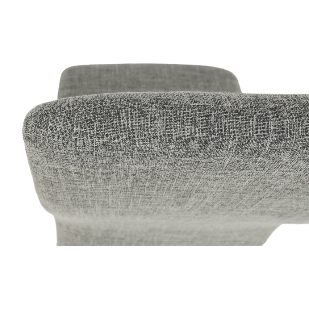 Scaun, textil gri deschis/metal alb, COLETA NOVA — imaginea 15