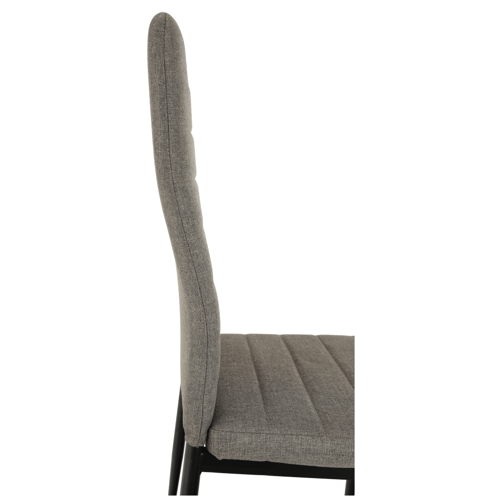 Scaun, textil maro/metal negru, COLETA NOVA — imaginea 18