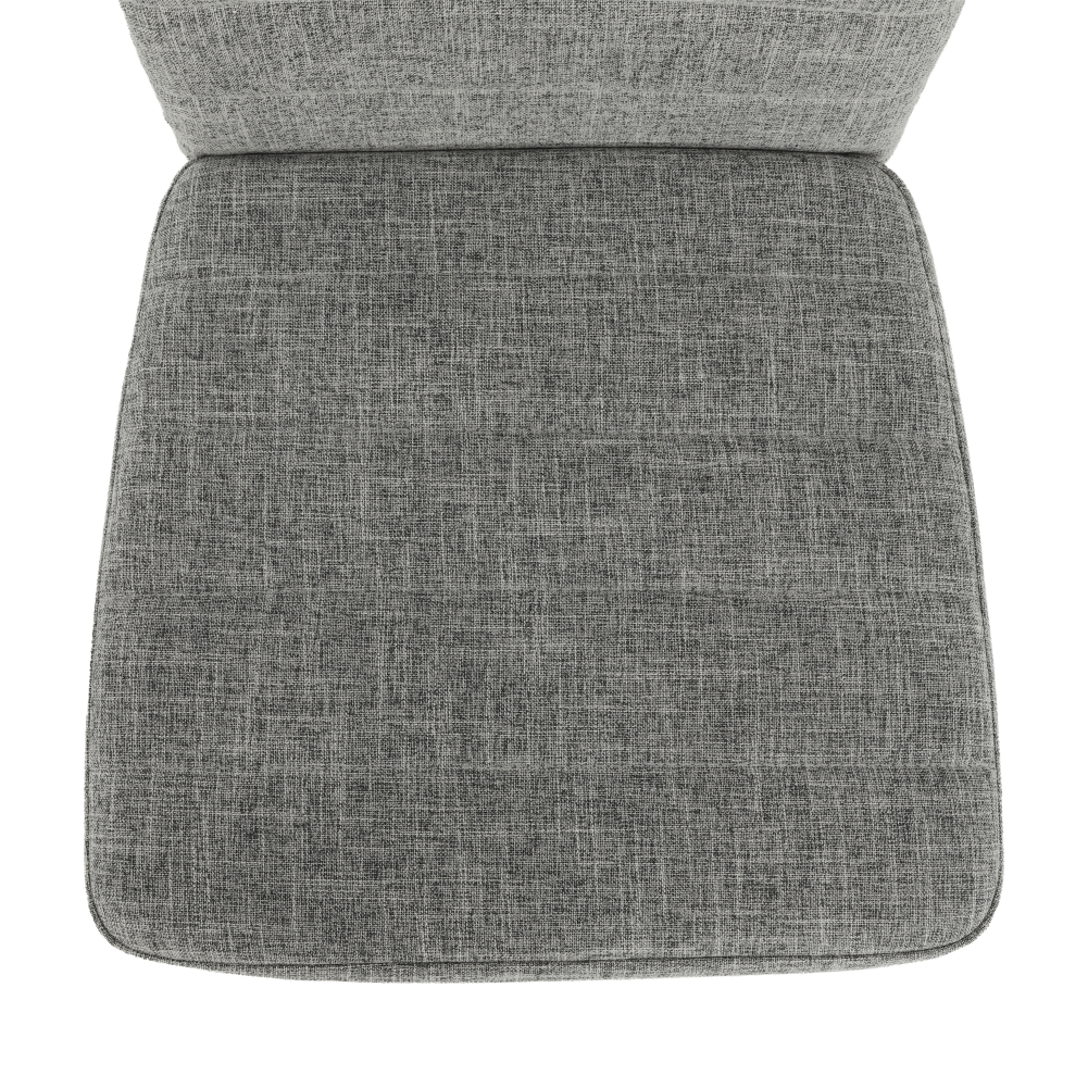 Scaun, textil gri deschis/metal alb, COLETA NOVA — imaginea 16
