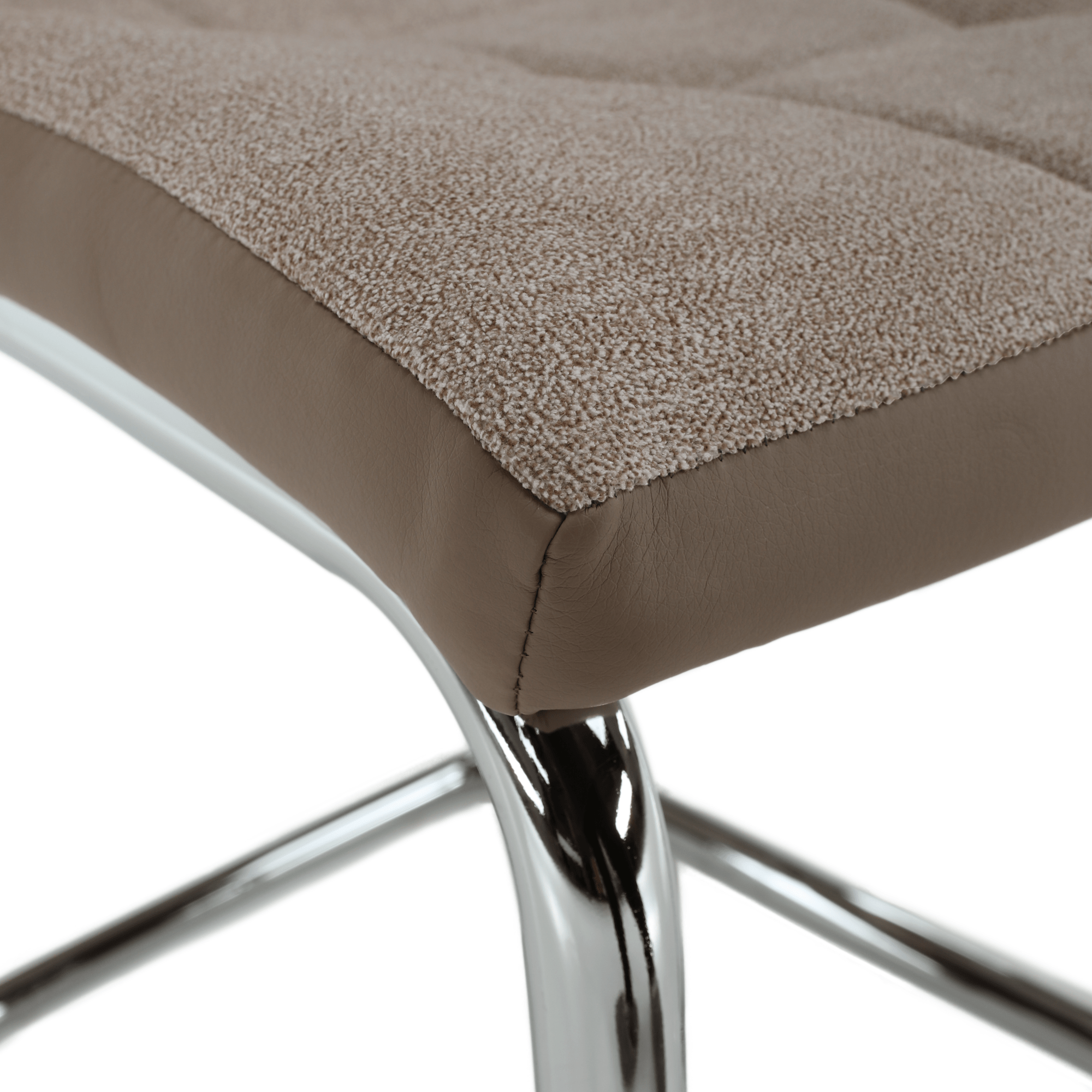Scaun dining, bej/crom, SALOMA NEW — imaginea 7