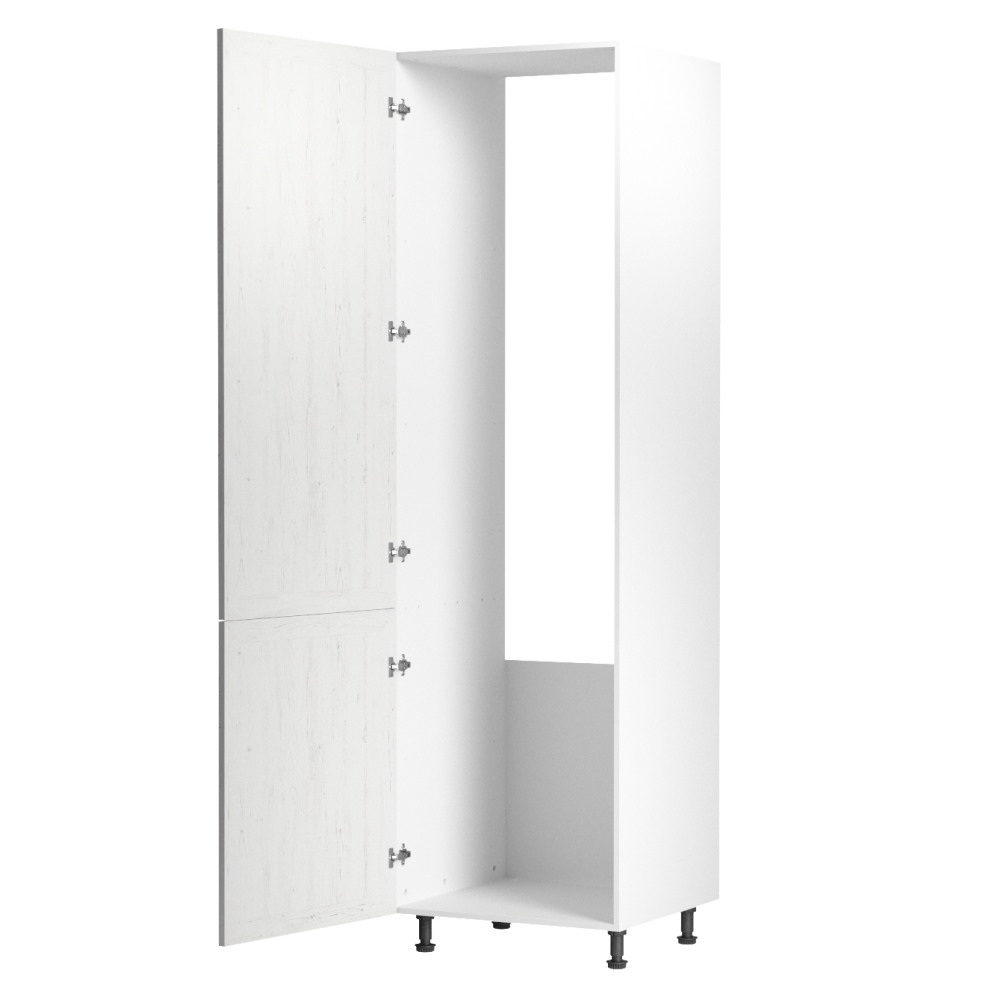 Dulap inferior pentru frigider incorporat D60ZL, model stanga, alb/pin Andersen, PROVENCE — imaginea 5