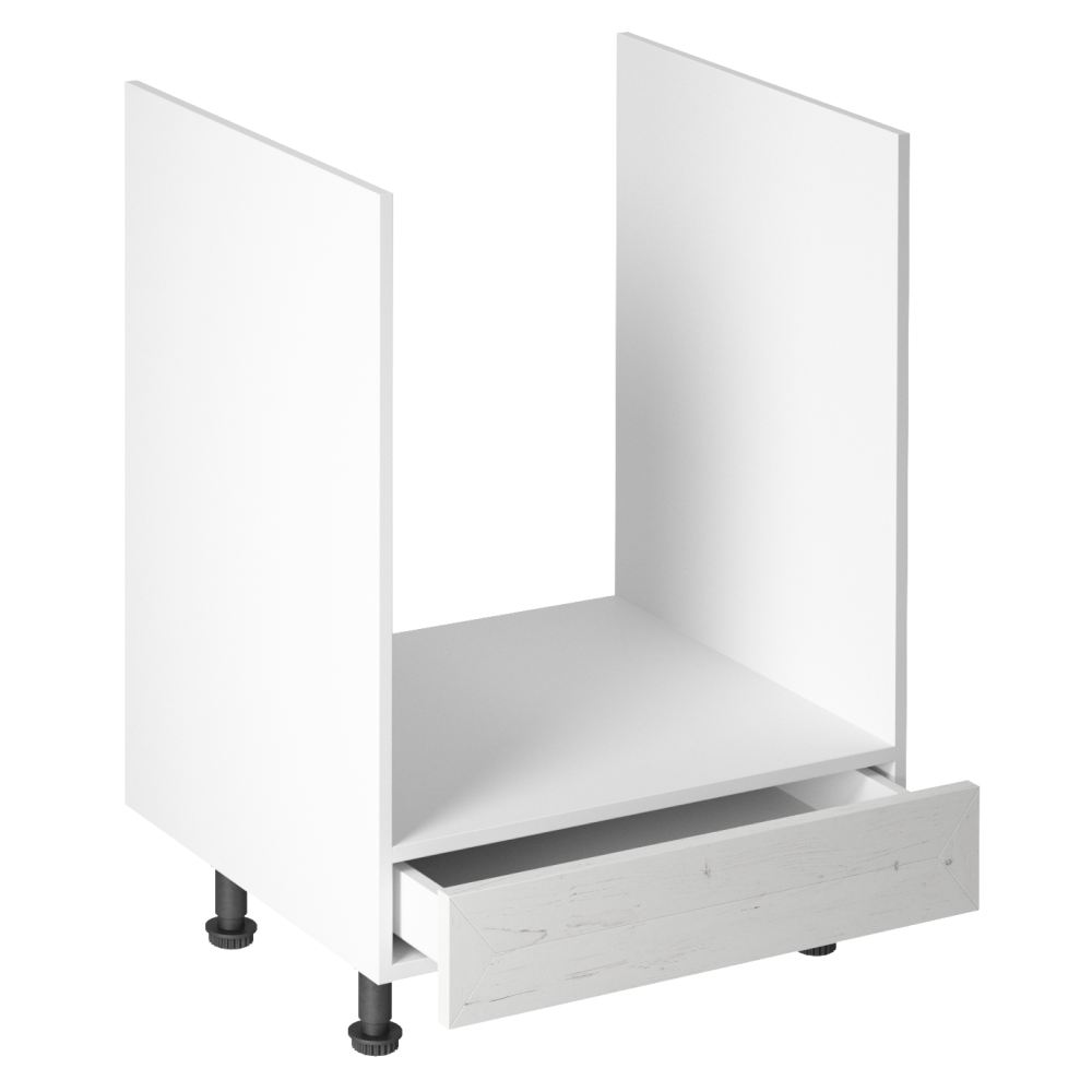 Dulapior inferior pentru aparate electrocasnice incorporate D60ZK, alb, PROVENCE — imaginea 5