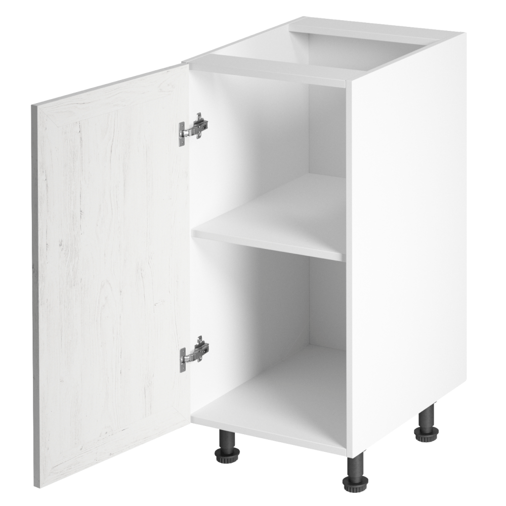Dulapior inferior D40, model stanga, alb/pin Andersen, PROVENCE — imaginea 4